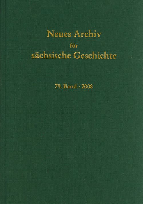 Cover des Neuen Archivs für sächsische Geschichte