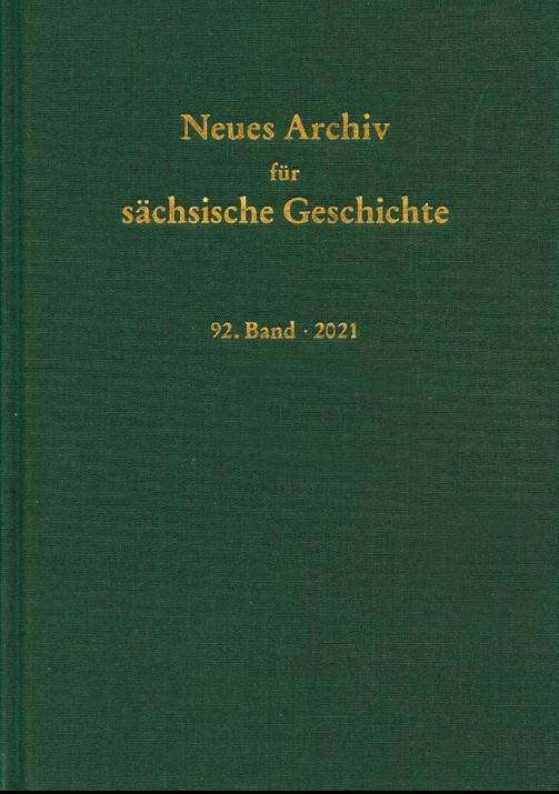 Cover des Neuen Archiv für sächsische Geschichte