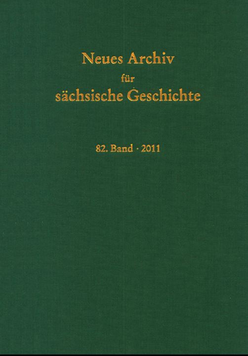 Cover des Neuen Archiv für sächsische Geschichte